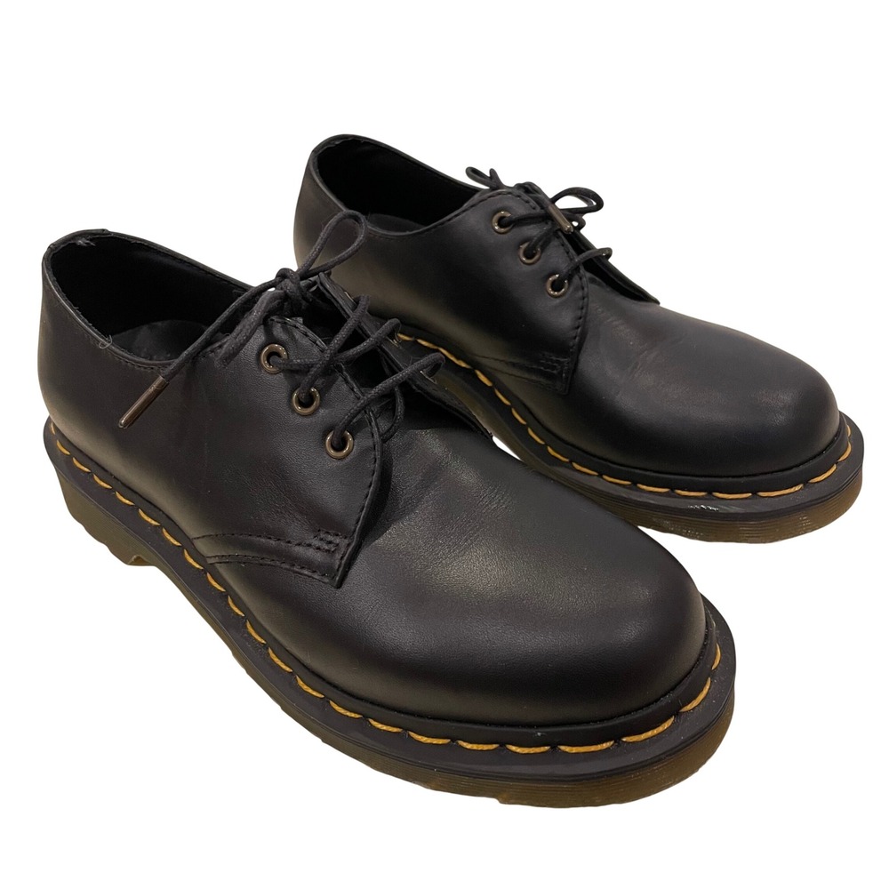 Dr Martens 1461 3-Eye Oxford Shoe Womens 6 Black Leather 25715 AW004
